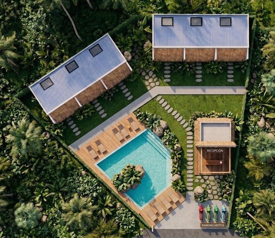 Master plan de Kainalu Resort