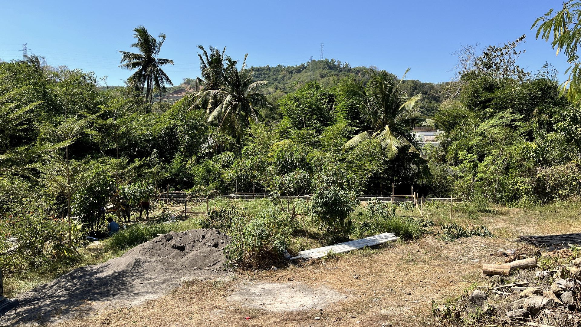 Initial site layout and staking
