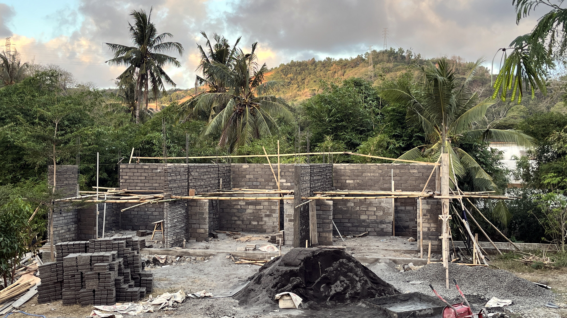 General view of units under construction